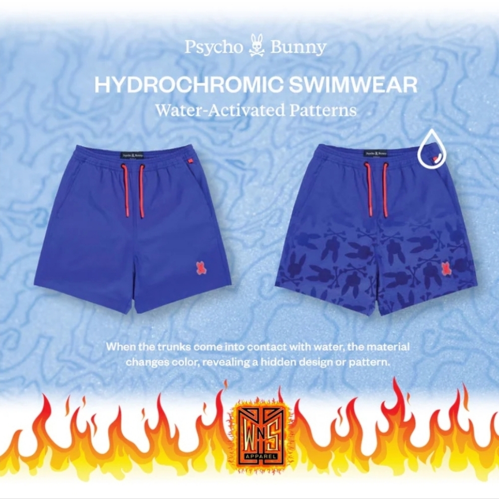 Psycho Bunny Hydrochromatic Swim Trunk